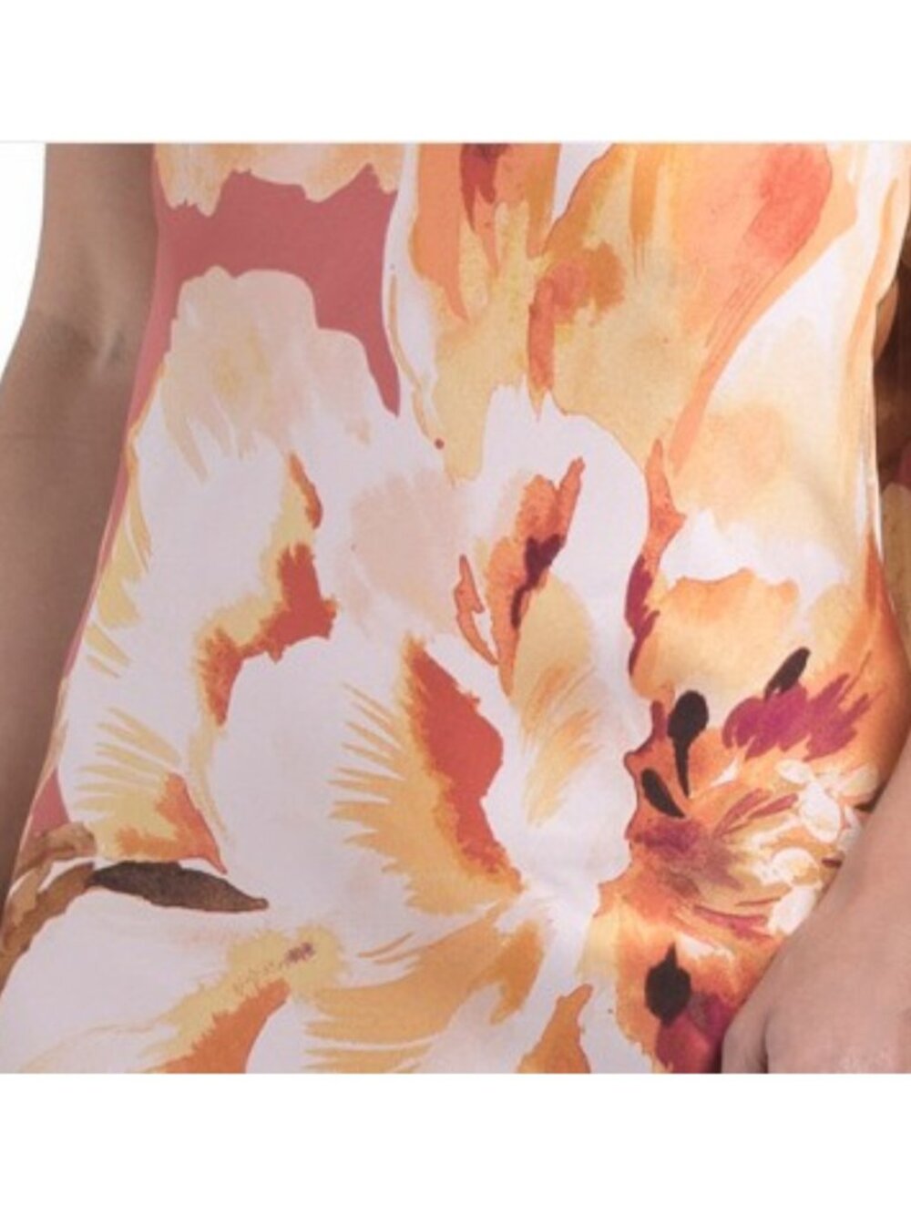THIRTY THIRTY Satin Strapless Dress With Scarf - Picture 3 of 3